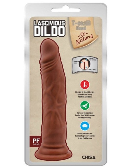 Gode réaliste Lascivious 19 x 4.3cm Latino