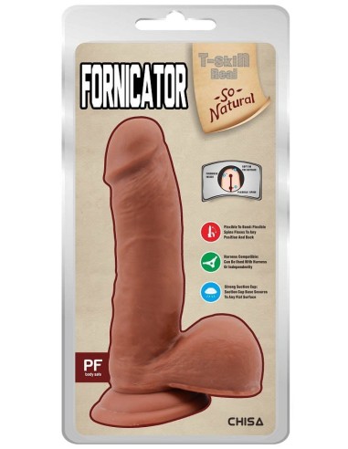 Gode réaliste Fornicator 13 x 4cm Latino