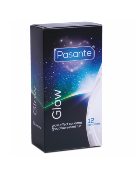 Préservatifs fluorescents GLOW x12