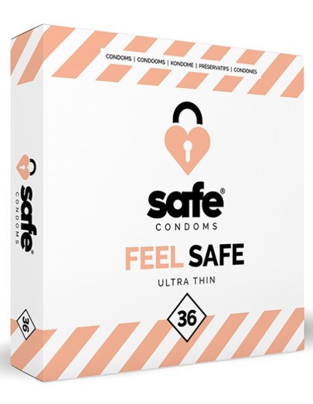 Préservatifs fins FEEL SAFE x36 Préservatifs fins FEEL SAFE x36