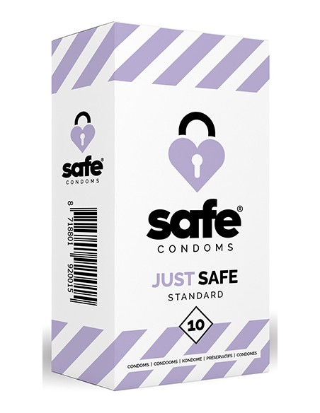 Préservatifs en latex JUST SAFE x10 Préservatifs en latex JUST SAFE x10