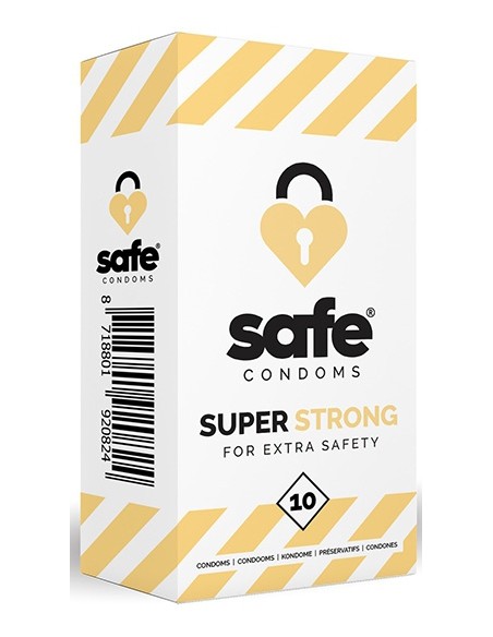 Préservatifs épais SUPER STRONG Safe x10