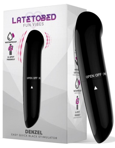 Stimulateur de clitoris Denzel 13 x 2.8cm Noir