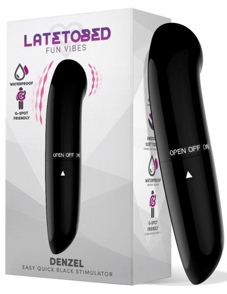Stimulateur de clitoris Denzel 13 x 2.8cm Noir Stimulateur de clitoris Denzel 13 x 2.8cm Noir
