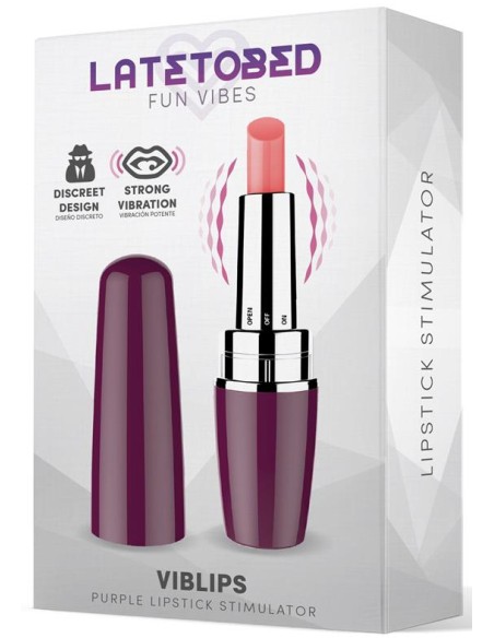 Stimulateur de clitoris Viblips 9.5 x 2.5cm Violet