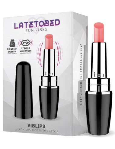 Stimulateur de clitoris Viblips 9.5 x 2.5cm Noir