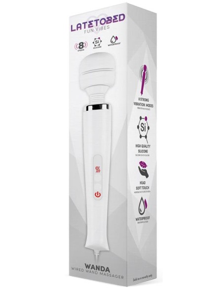 Wand puissant Wanda 8 Vibrations Blanc
