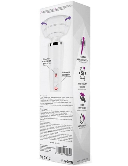 Wand puissant Wanda 8 Vibrations Blanc