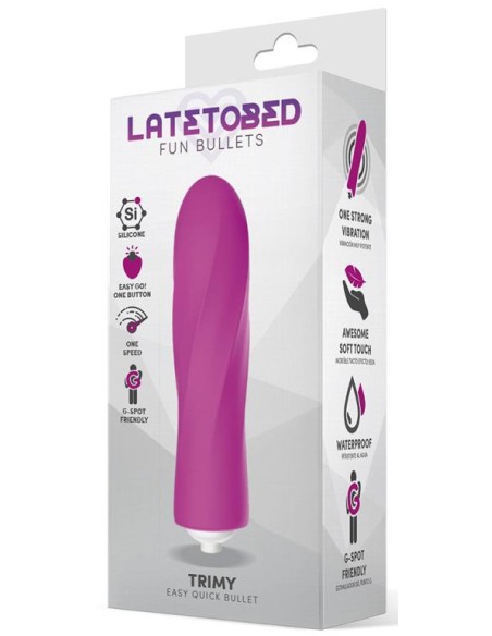 Stimulateur de clitoris Trimy 10 x 2.5cm Rose Stimulateur de clitoris Trimy 10 x 2.5cm Rose