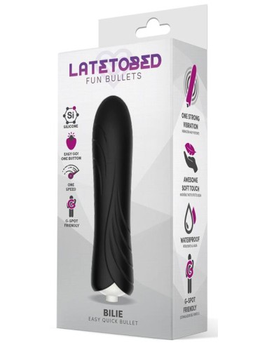Stimulateur de clitoris Bilie 10 x 2.5cm Noir
