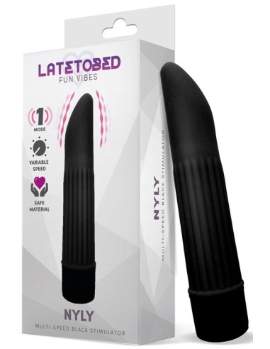 Stimulateur de clitoris Nyly 13 x 2.5cm Noir