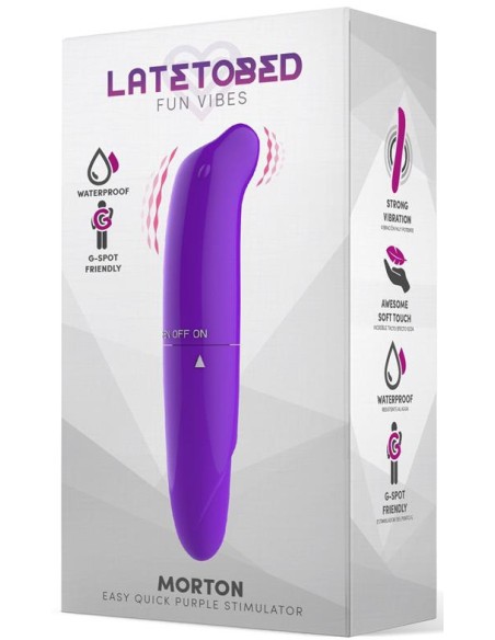 Stimulateur de clitoris Morton 13 x 2.5cm Violet