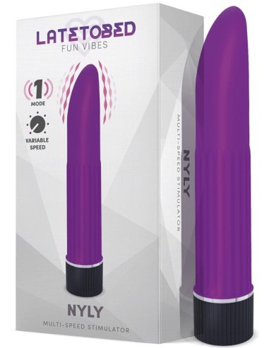 Stimulateur de clitoris Nyly 13 x 2.5cm Violet