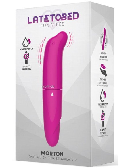 Stimulateur de clitoris Morton 13 x 2.5cm Rose