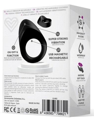 Cockring vibrant Silicone Picker 28mm