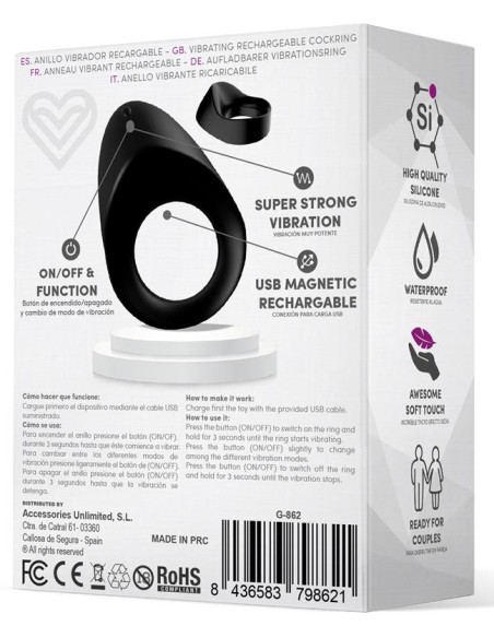 Cockring vibrant Silicone Picker 28mm Cockring vibrant Silicone Picker 28mm