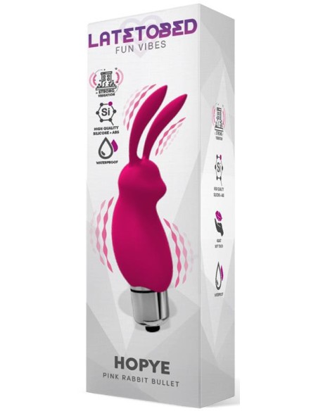 Stimulateur de clitoris Rabbit Hopye 10 x 3cm Rose
