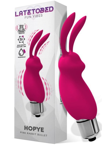 Stimulateur de clitoris Rabbit Hopye 10 x 3cm Rose