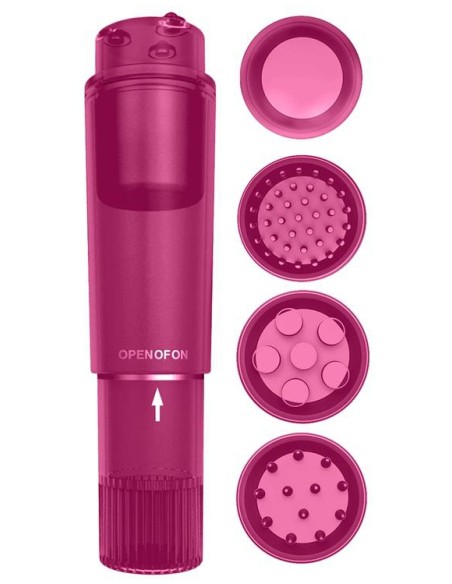 Stimulateur vibrant 4 Têtes Heady Violet