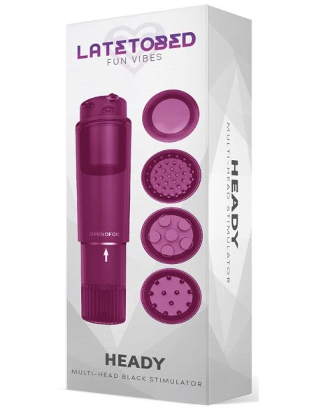 Stimulateur vibrant 4 Têtes Heady Violet