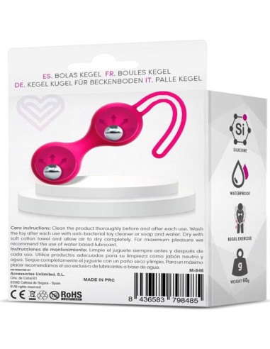 Boules de Kegel Fitty 3 Roses 3cm - Poids 62gr