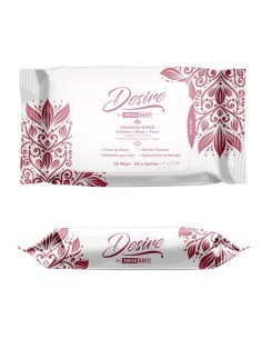 Lingettes nettoyantes pour Corps Desire x25