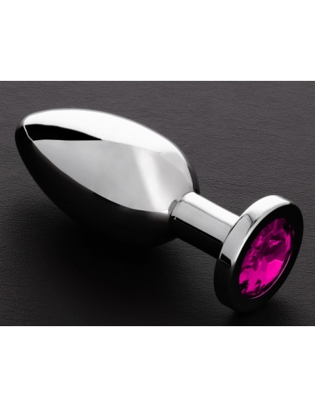 Plug bijou anal Butty L 9 x 3.8cm Rose Plug bijou anal Butty L 9 x 3.8cm Rose