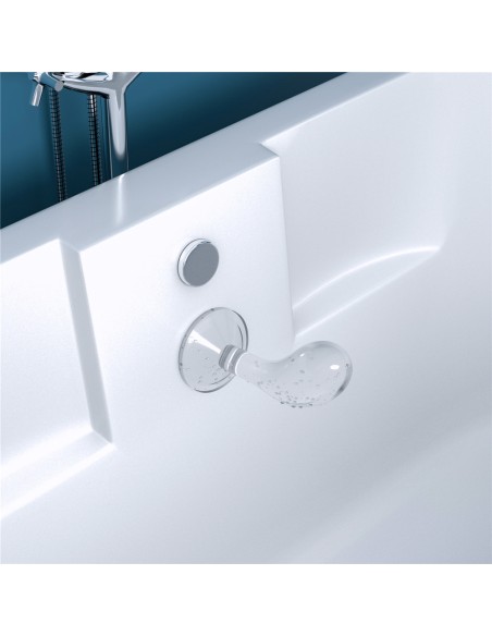 Plug Curve Flawless 13 x 4.3cm Transparent