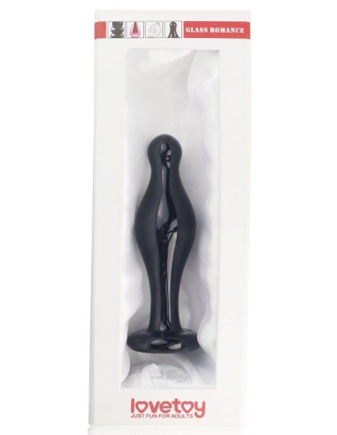 Plug en verre Pawlo 9.5 x 3.3cm Noir