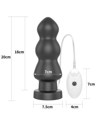 Plug vibrant King Rigger 18 x 7cm
