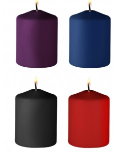 Lot de 4 bougies Tease Candle Parfums variés 24g