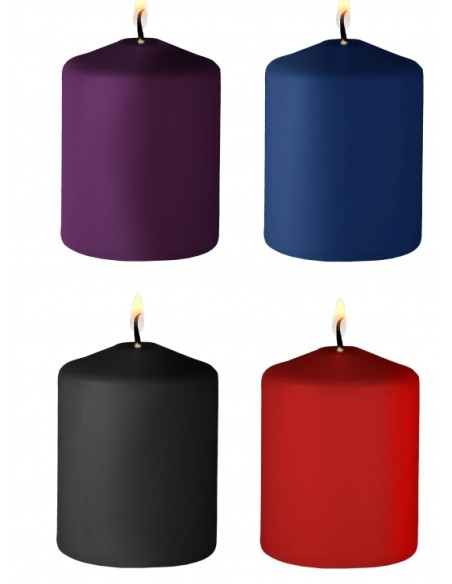Lot de 4 bougies Tease Candle Parfums variés 24g Lot de 4 bougies Tease Candle Parfums variés 24g