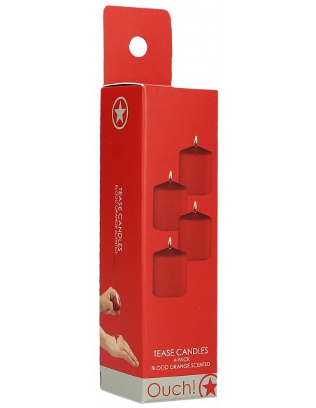 Lot de 4 bougies Tease Candle Orange sanguine 24g Lot de 4 bougies Tease Candle Orange sanguine 24g