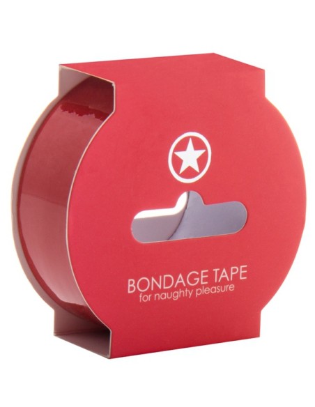 Ruban non collant Bondage Tape 17m Rouge Ruban non collant Bondage Tape 17m Rouge