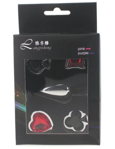 Plug Bijou Poker Up 6 x 2.7cm