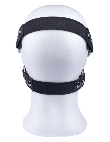 Masque en cuir avec Zip