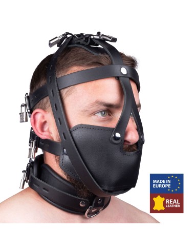 Masque en cuir pour Esclave