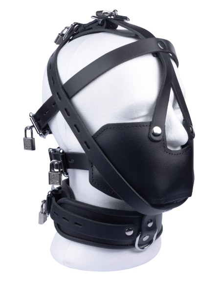 Masque en cuir pour Esclave Masque en cuir pour Esclave