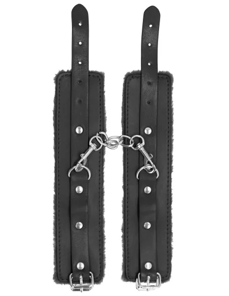 Menottes de poignet Plush Noir - Menottes - 3