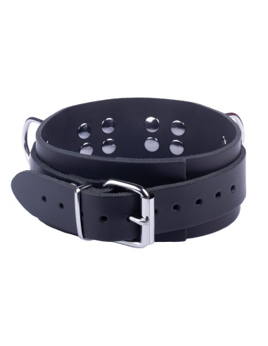 Collier en cuir Ultra Noir