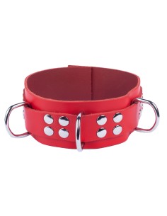 Collier en cuir Ultra Rouge