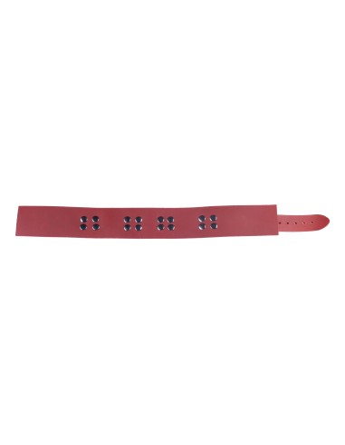 Collier en cuir Ultra Rouge