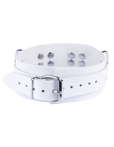 Collier en cuir Ultra Blanc
