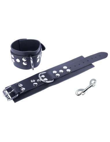 Menottes en cuir Ultra Noires