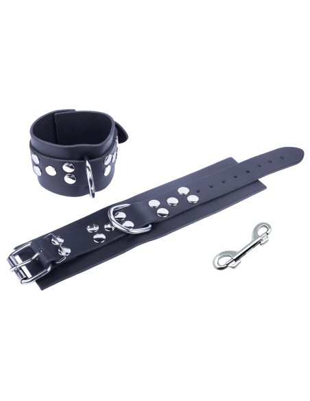 Menottes en cuir Ultra Noires