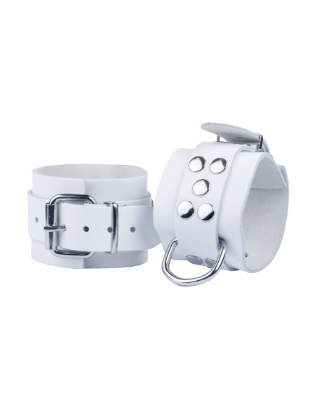 Menottes en cuir Ultra Blanches Menottes en cuir Ultra Blanches