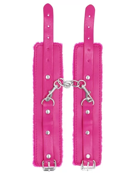 Menottes de poignet Plush Rose Menottes de poignet Plush Rose