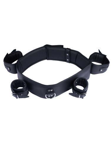 Entraves en cuir Bras/poignets et Poitrine