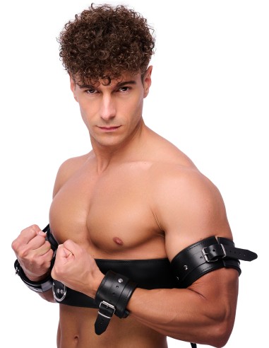 Entraves en cuir Bras/poignets et Poitrine