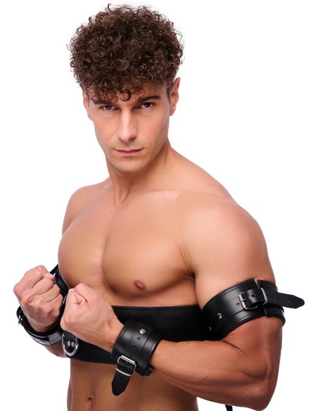 Entraves en cuir Bras/poignets et Poitrine